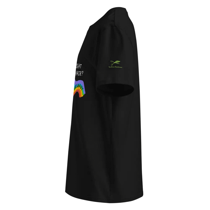 Straight Hair? I like 'em wavy! Pride Organic Tee product image (2)