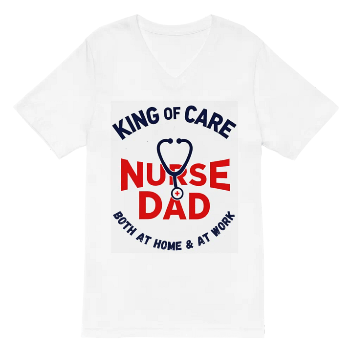 Nurse Dad: King of Care v-neck tee product image (2)
