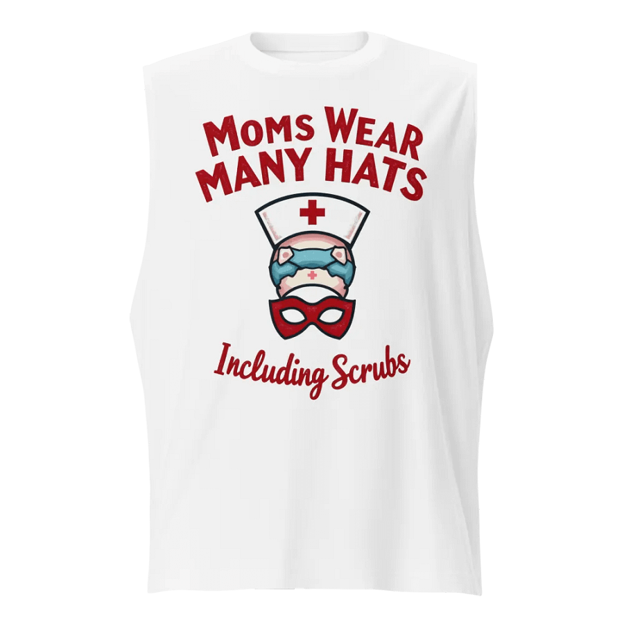 Superhero Nurse Mom Muscle Tank product image (1)