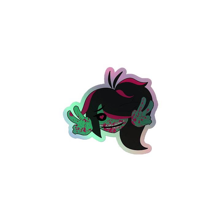 MARZIE SMILE HOLOGRAPHIC STICKER product image (1)