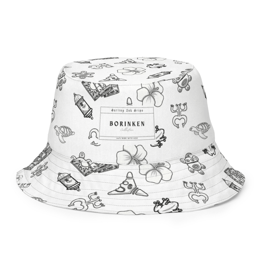 Borinken Collection Reversible Bucket Hat - Puerto Rican Tattoo-Inspired product image (2)