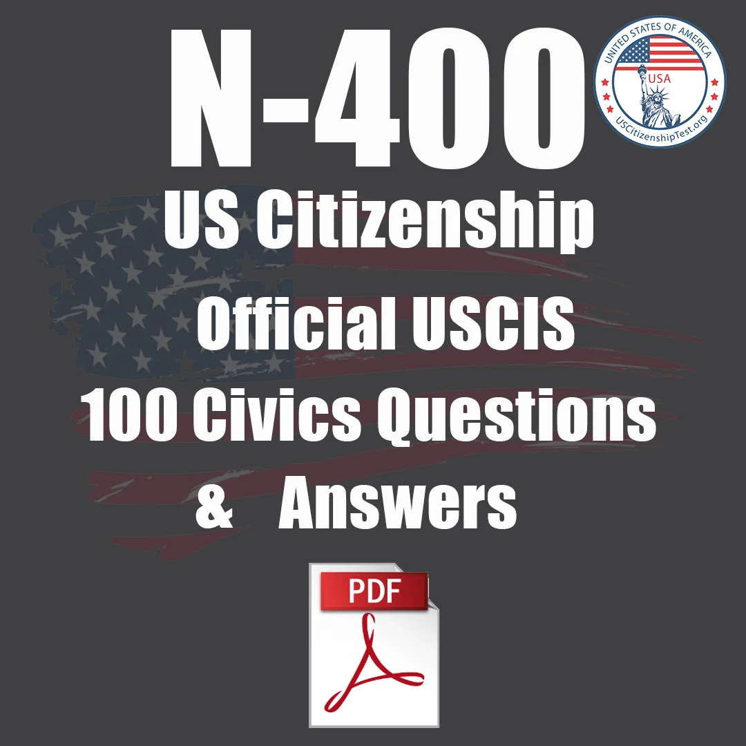 USCIS Official 100 Civics Questions and Answers product image (1)