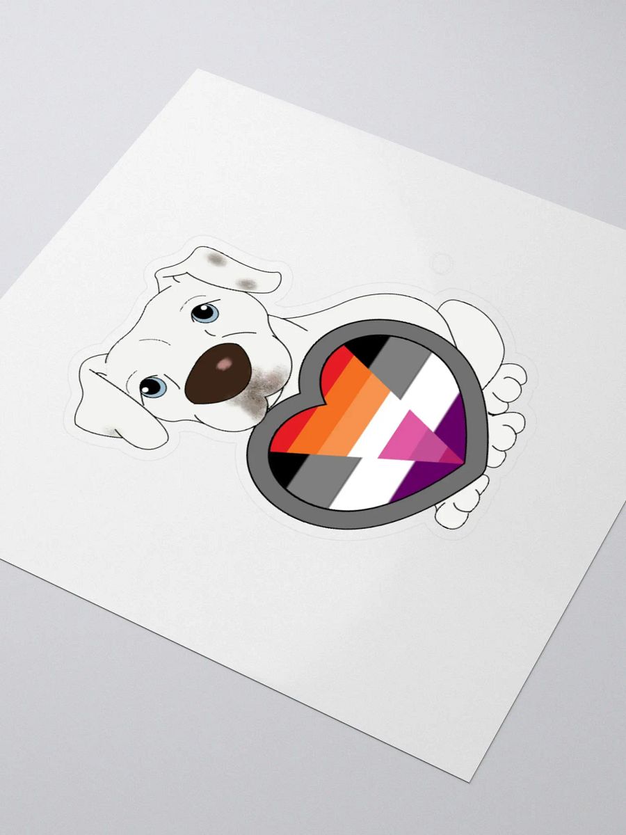 Pride Pup Abby: Lesbian/Ace Pride product image (3)