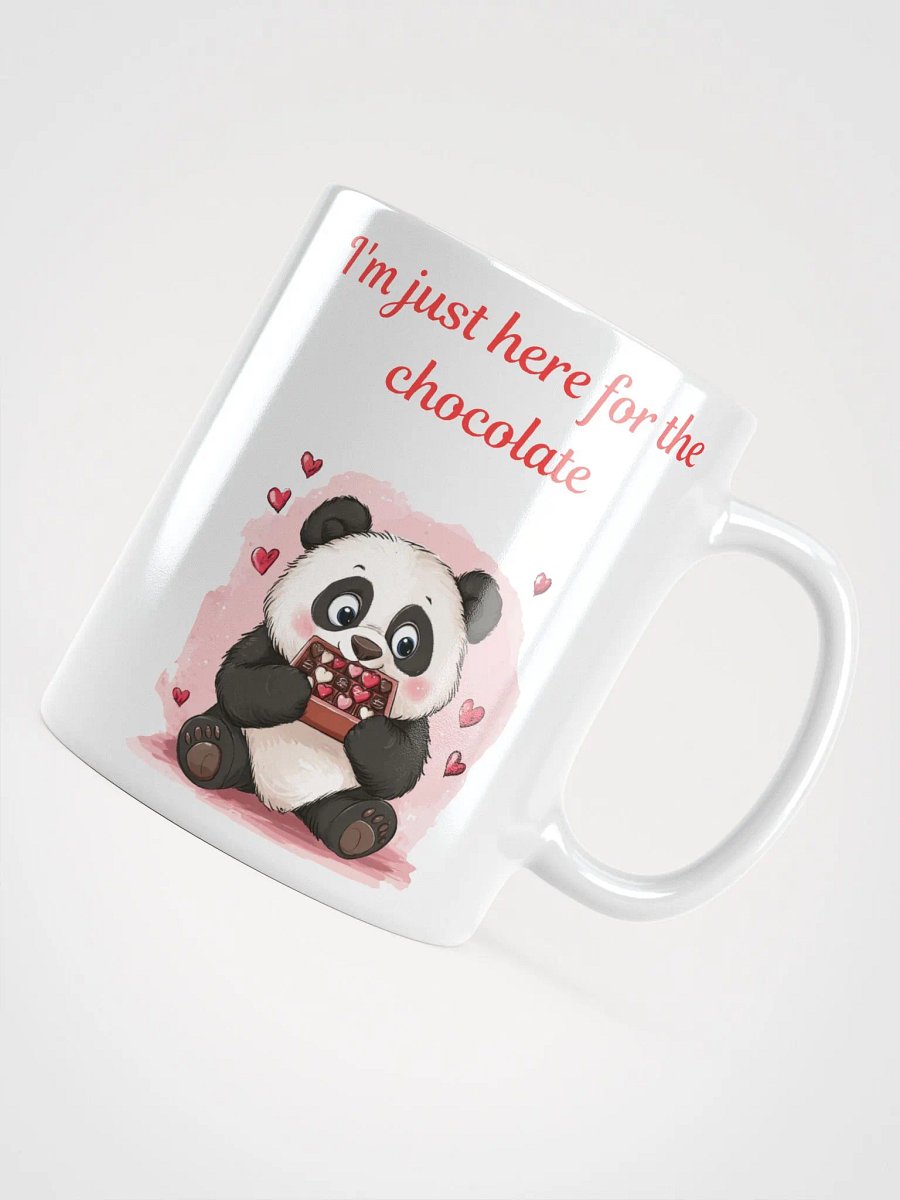 Just here for the chocolate love coffee mug product image (12)