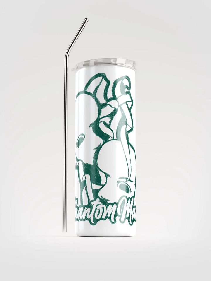 'PhantomMaul' Green Logo Stainless Steel Tumbler product image (7)