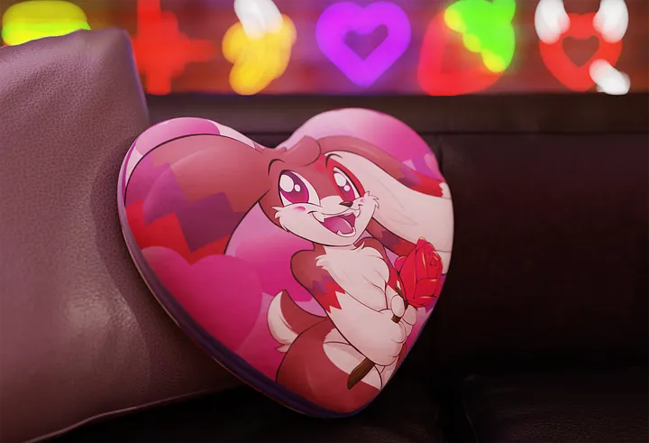 Bubblez Heart Hug Throw Pillow product image (1)