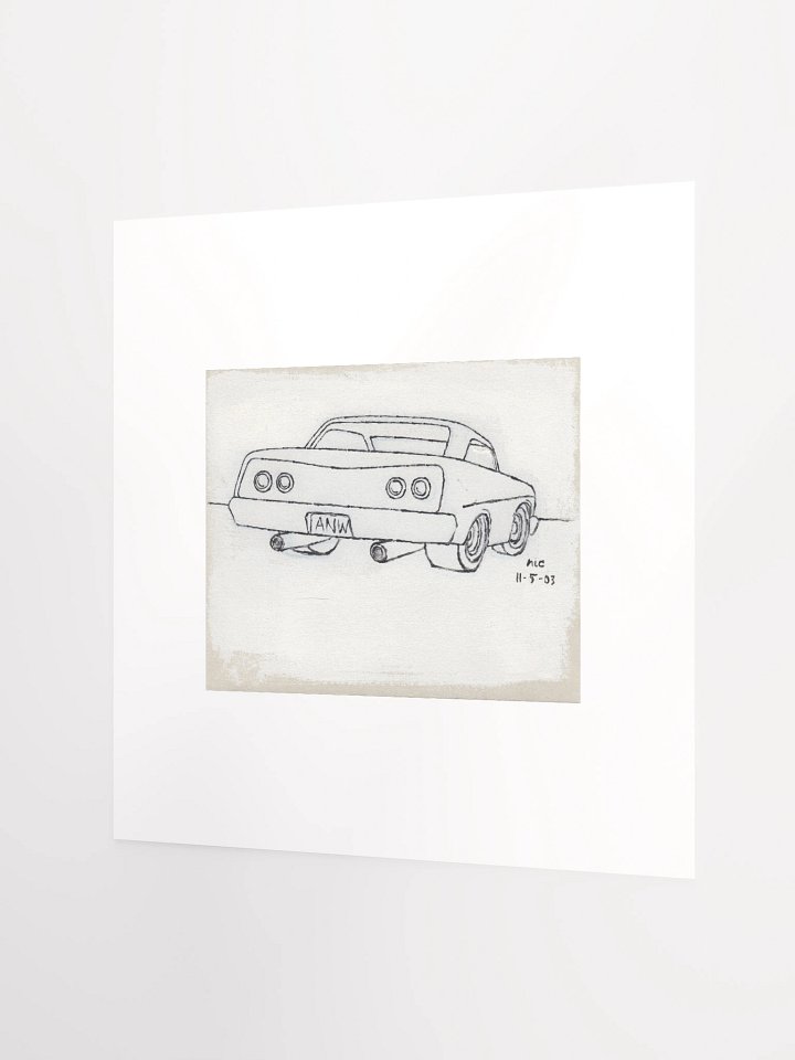 White Car #1 Print product image (2)