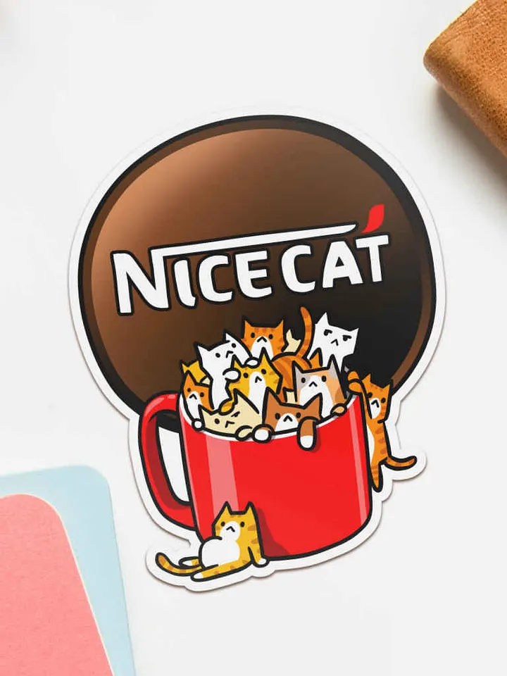 NiceCat Sticker product image (1)