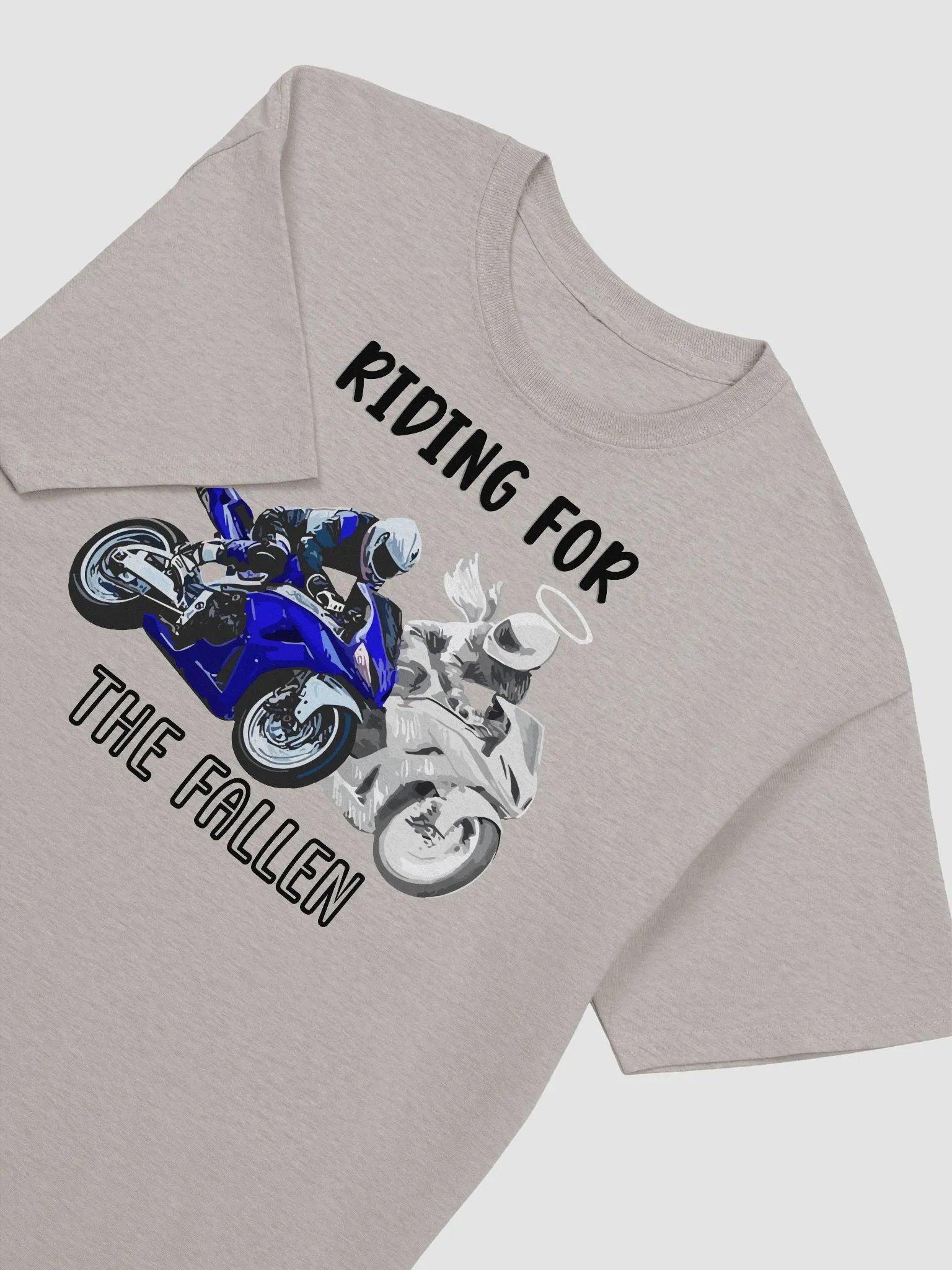 Riding For The Fallen (blue bike) T-Shirt product image (39)