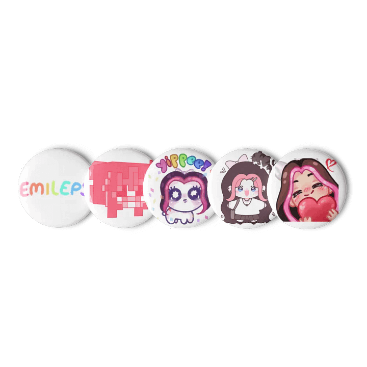 Assortment of Emilepsi Pins! (Set of 5) product image (2)