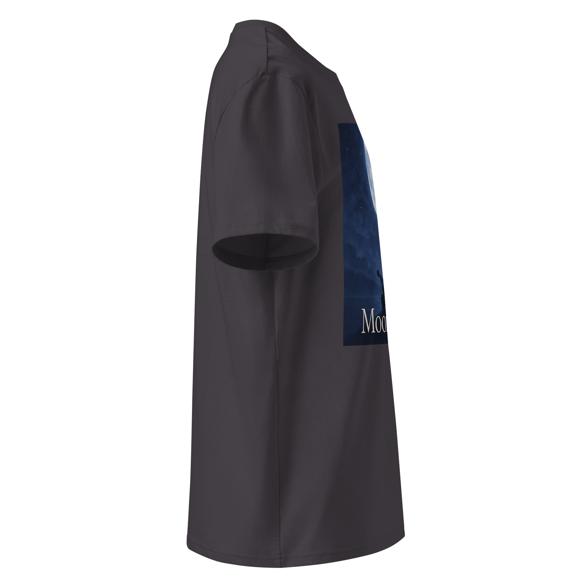 Moonlight Album Cover Ribbed Collar T-Shirt - Show your Support with Style - Menswear, Womenswear - 100% Organic Cotton product image (33)