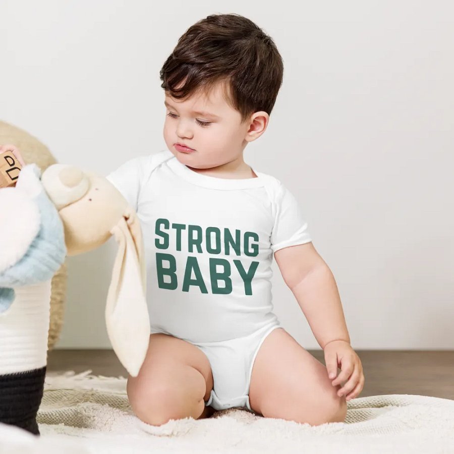 strong baby onesie product image (3)