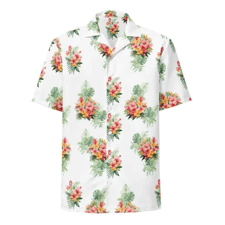 Hawaiian Style Shirt, Tropical Florals product image (1)