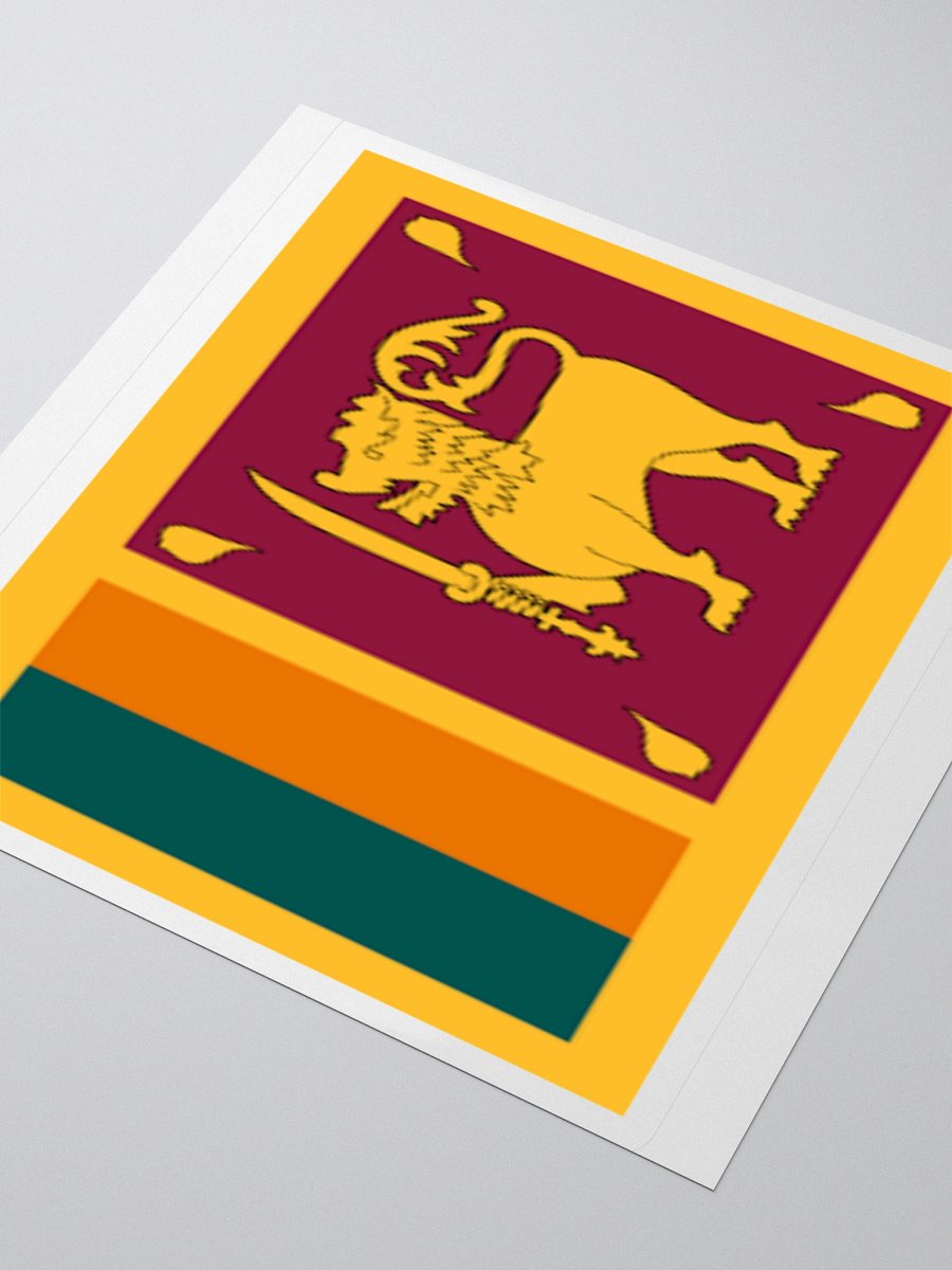 Exclusive Sri Lanka Flag Kiss-Cut Stickers - High-Quality Vinyl, Multiple Sizes product image (9)