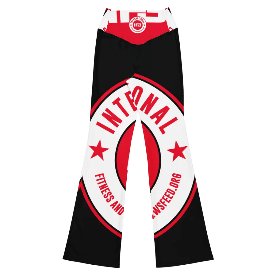 IFBNewsfeed.Org's All-Over Print Flare Leggings product image (9)