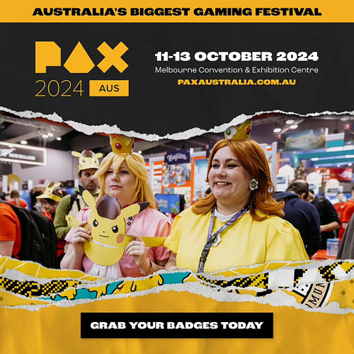 • ATTN! JOIN ME at #PAXAus this year! Let’s game and game and game until they kick us out! Australia’s Biggest Gaming Festiva...