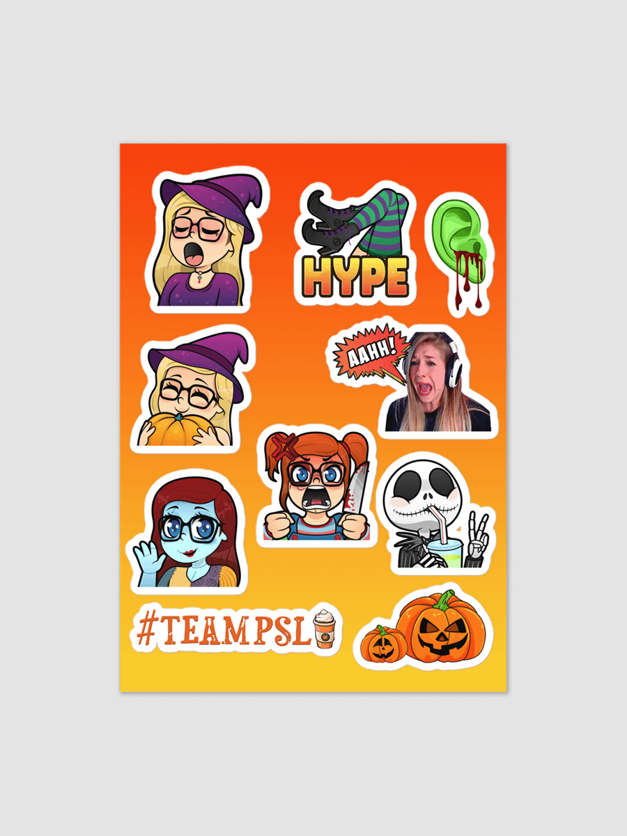 TinkTV Halloween Sticker sheet product image (1)