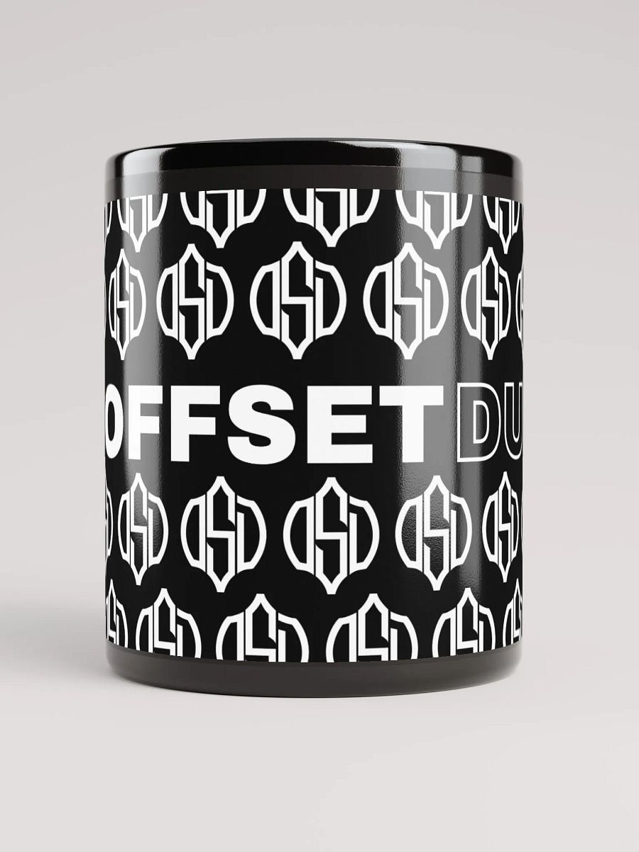 Offset Duet Black Glossy Mug product image (10)