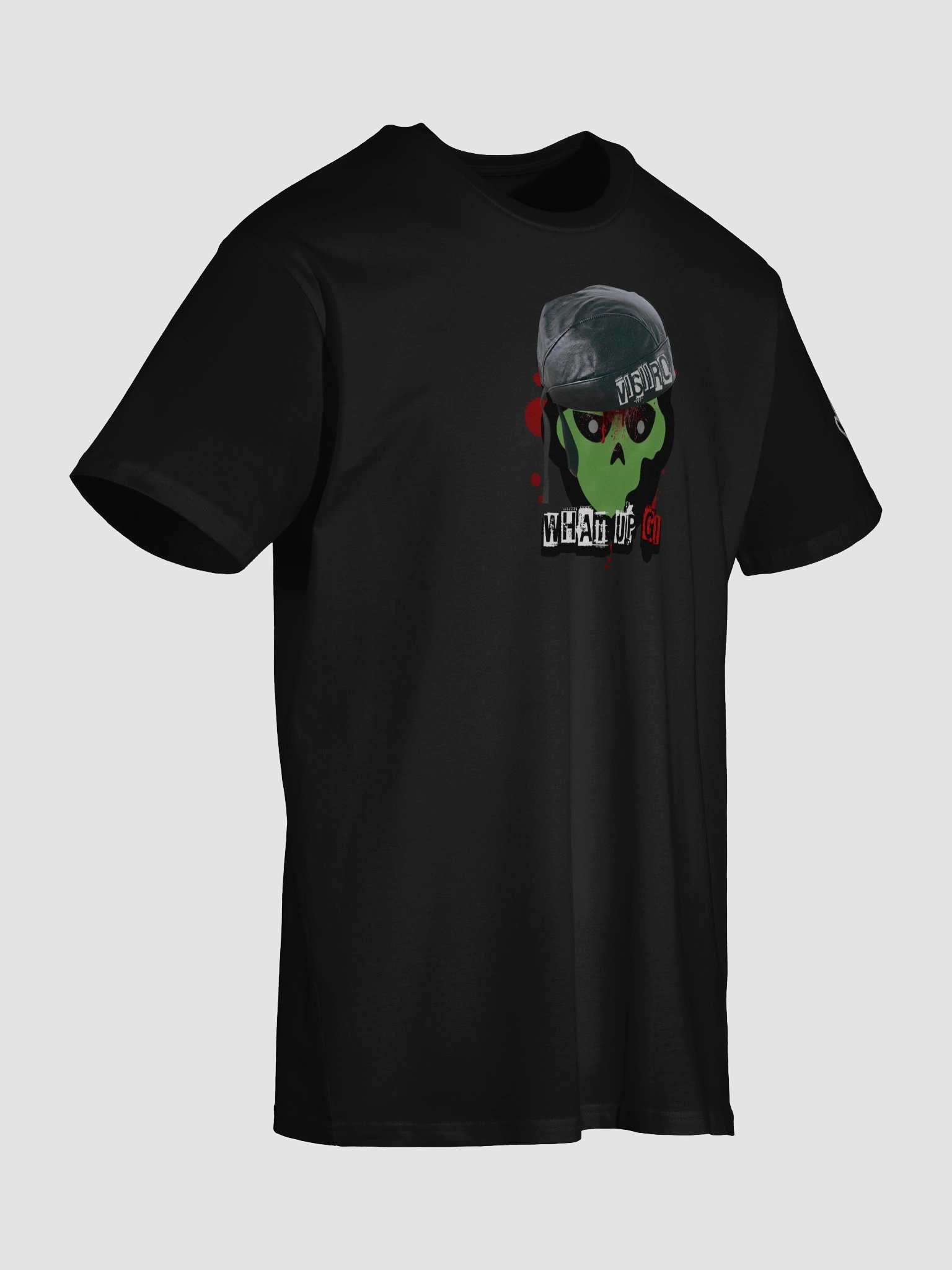 Visiiro What Up G! Zombie T-Shirt Black product image (4)