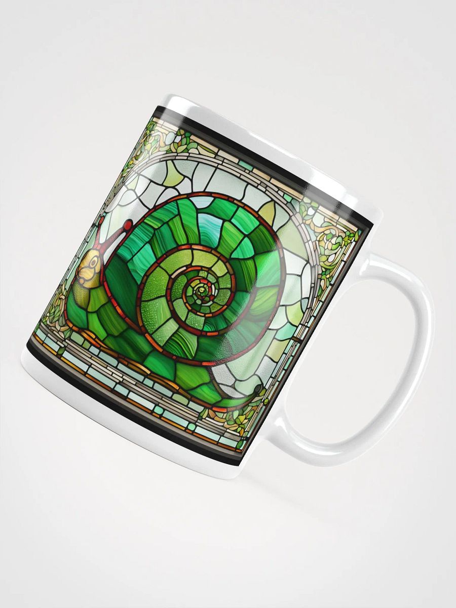 #004 Rosie Radar Snail Stained Glass Mug product image (7)