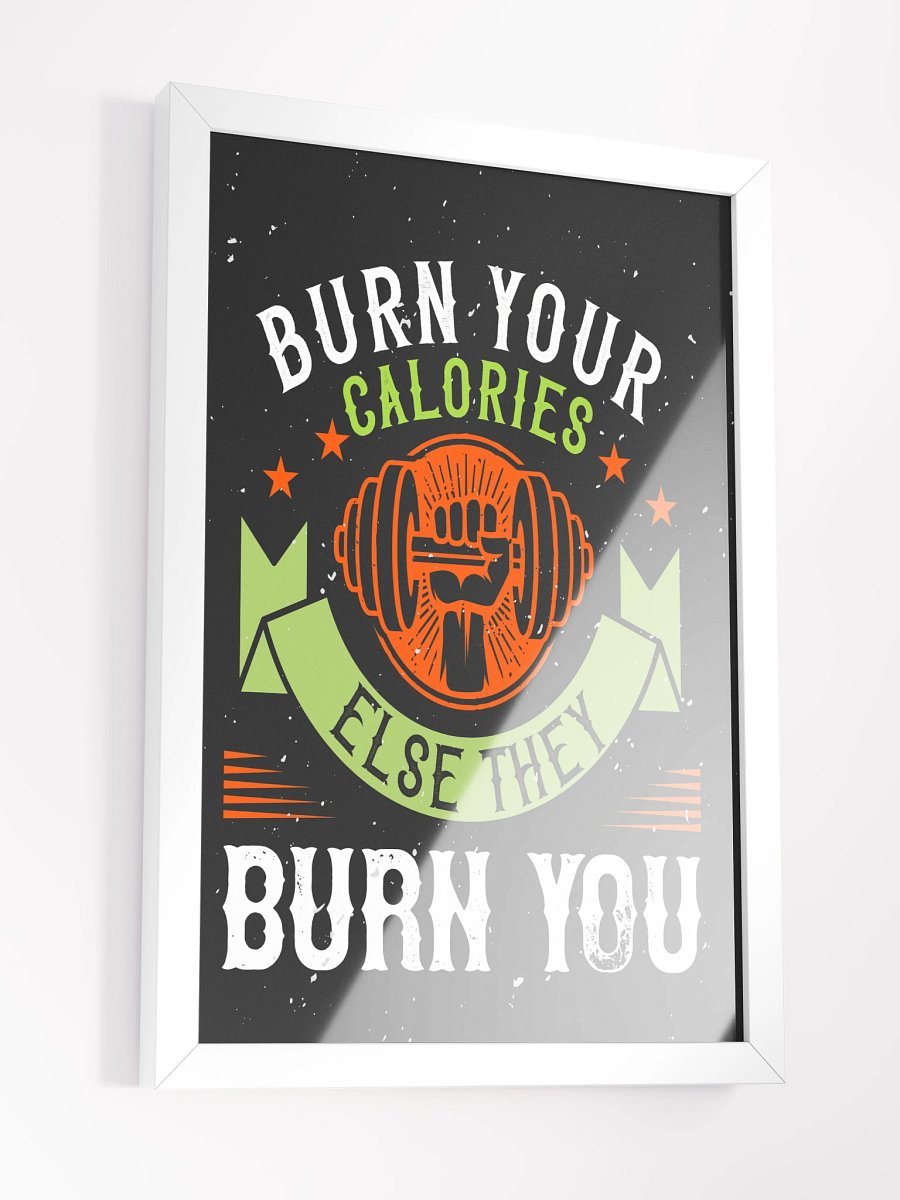 Fitness/Martial Arts Framed Poster - Burn Your Calories product image (14)