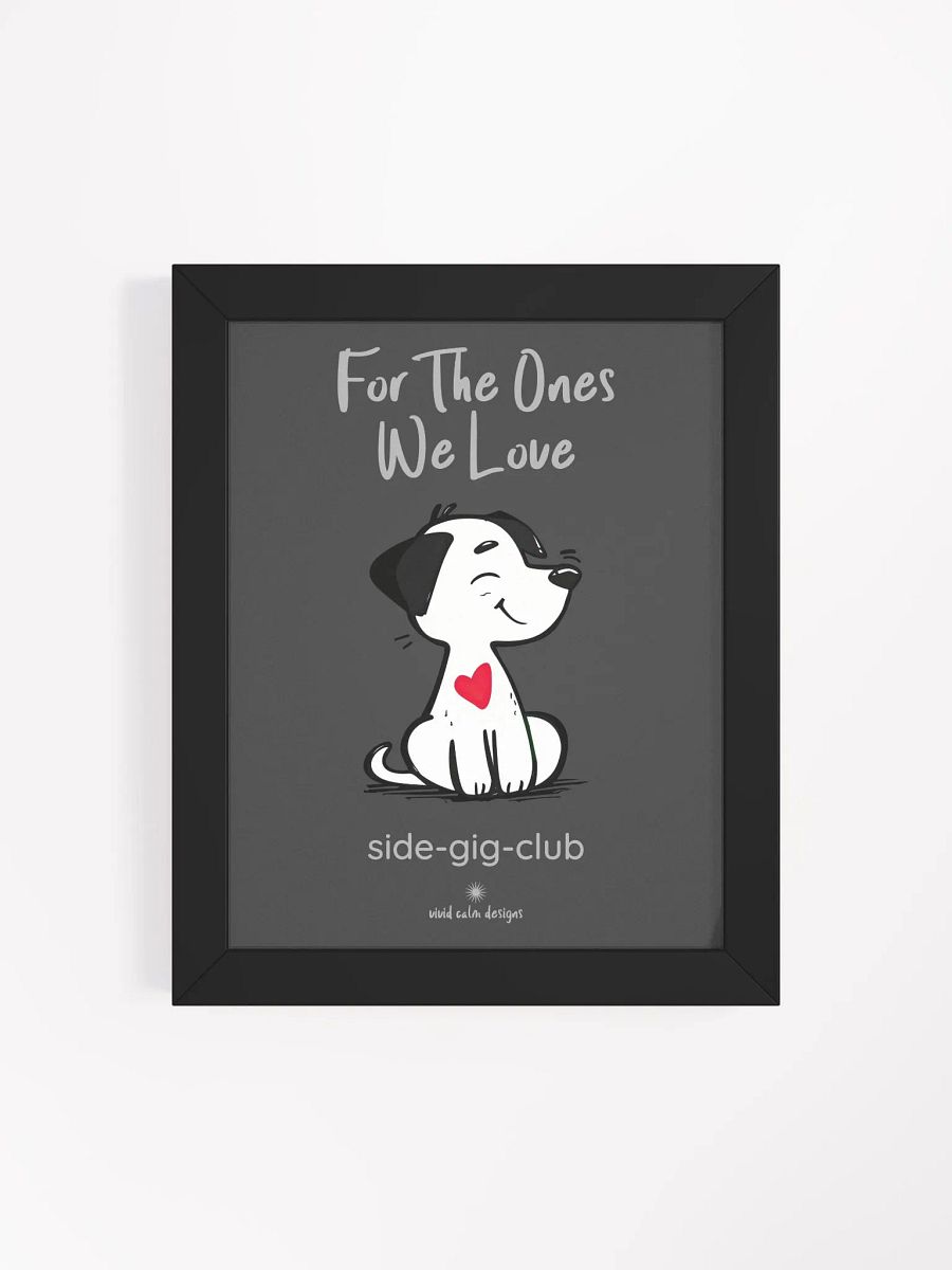For the Ones We Love: Adorable Puppy Wall Art (Framed) product image (4)