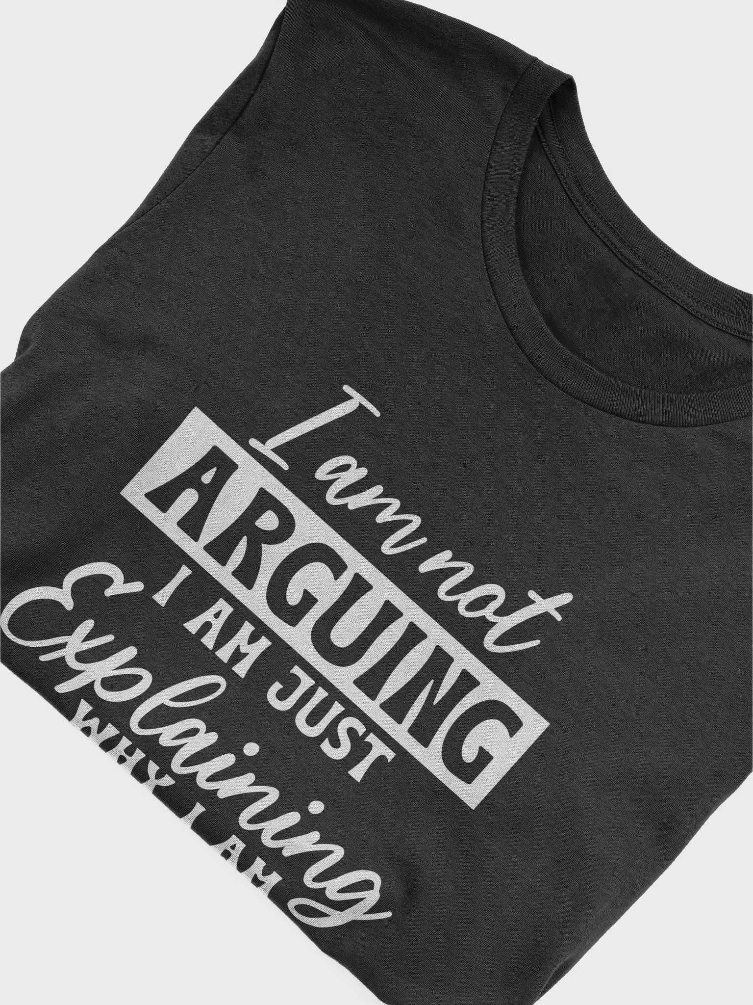 I Am Not Arguing I Am Just Explaining Women's Black T-Shirt product image (6)