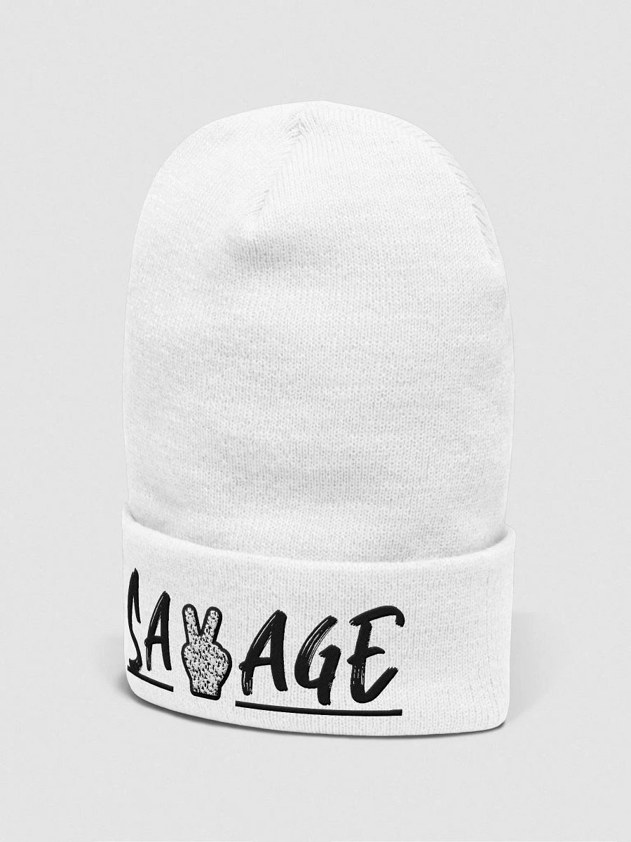 Newly redesigned "SAVAGE" logo beanie!! product image (3)