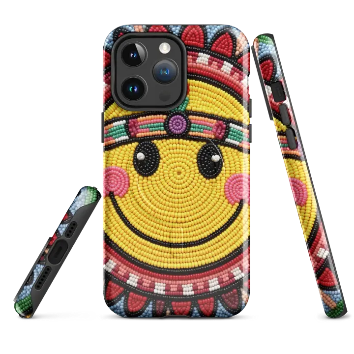 Smiley Face Faux-Bead Art iPhone® Tough Case product image (4)