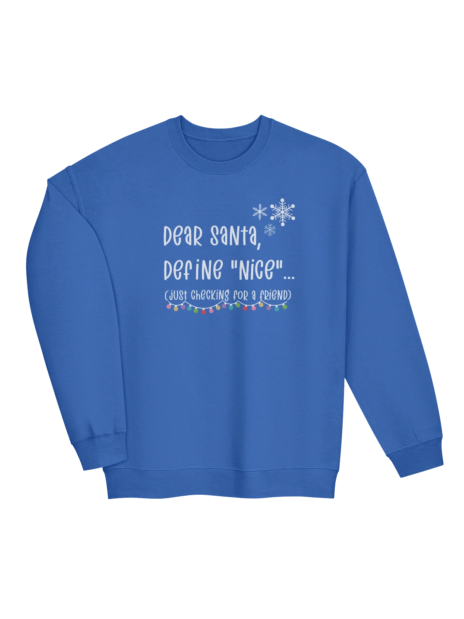 “Dear Santa, Define ‘Nice’” Christmas Jumper – For the Festively Feisty product image (15)