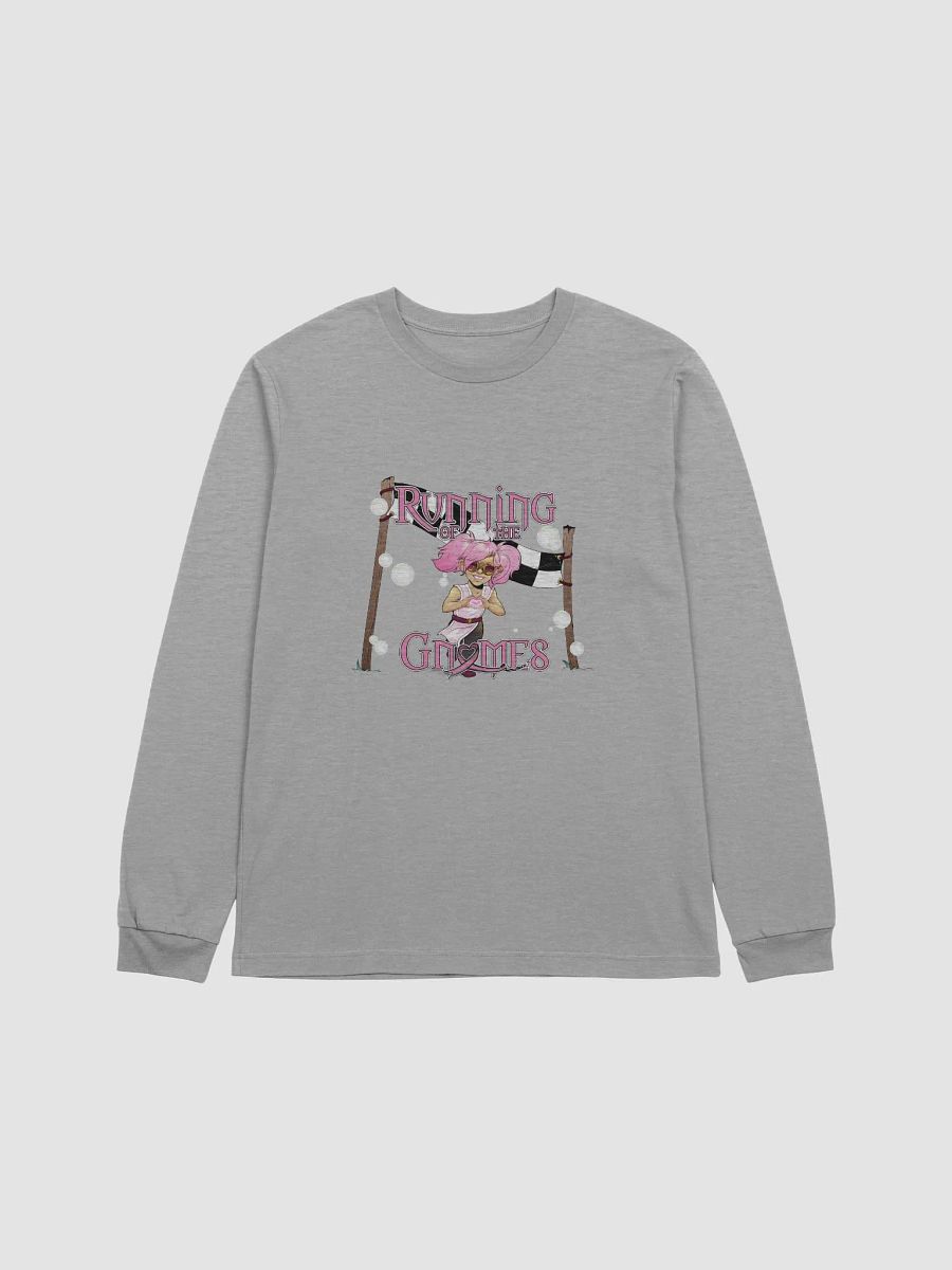 Running of the Gnomes Race Banner-- Cutout Edition -- by Mischi - Long-sleeve T-shirt product image (1)