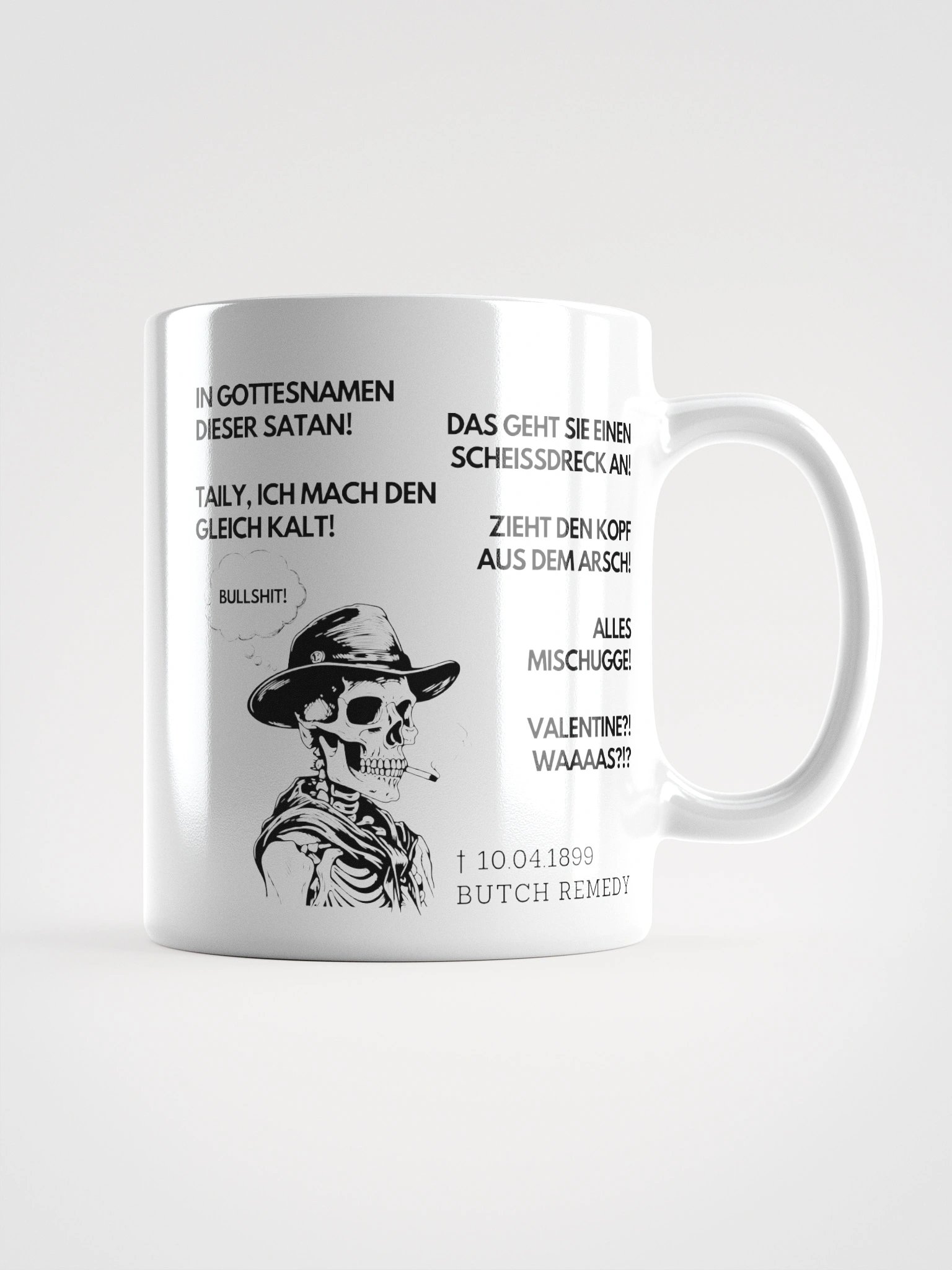 HRNBCK MUG - RIP Remedy White Edition One product image (2)
