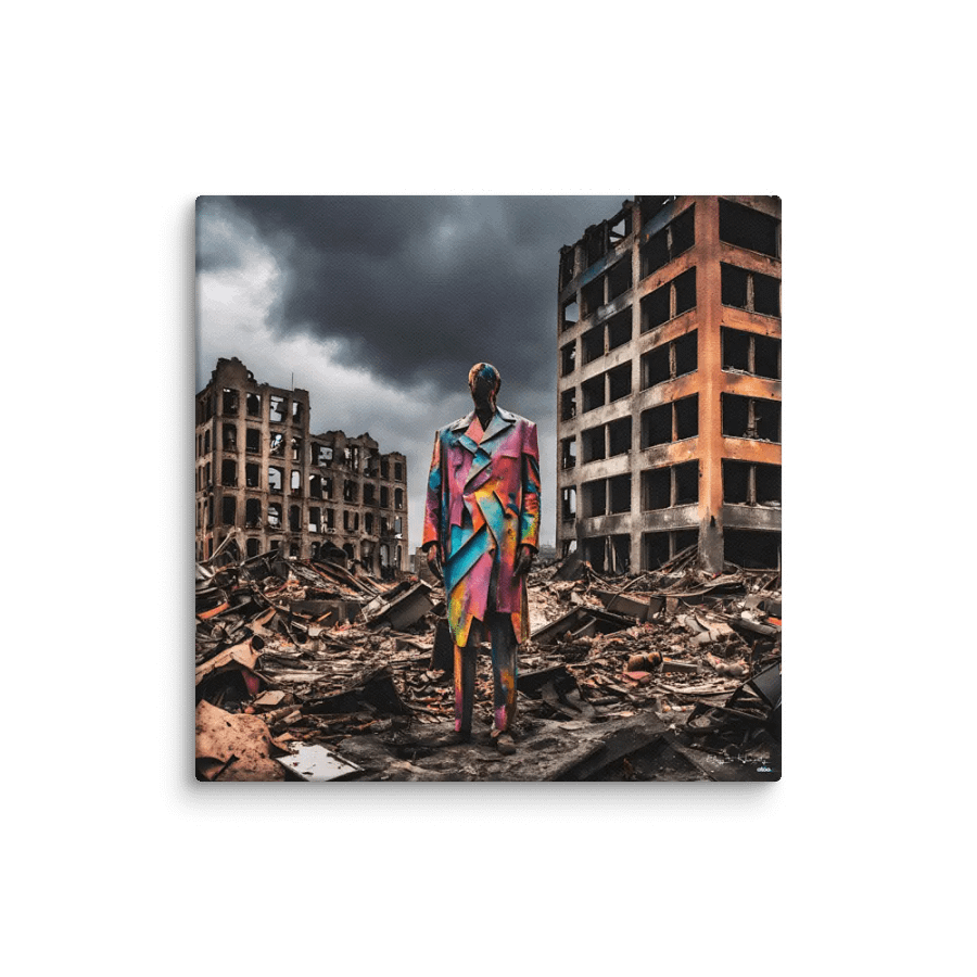 Elegy to Humanity - 2 | Canvas Art Painting product image (7)