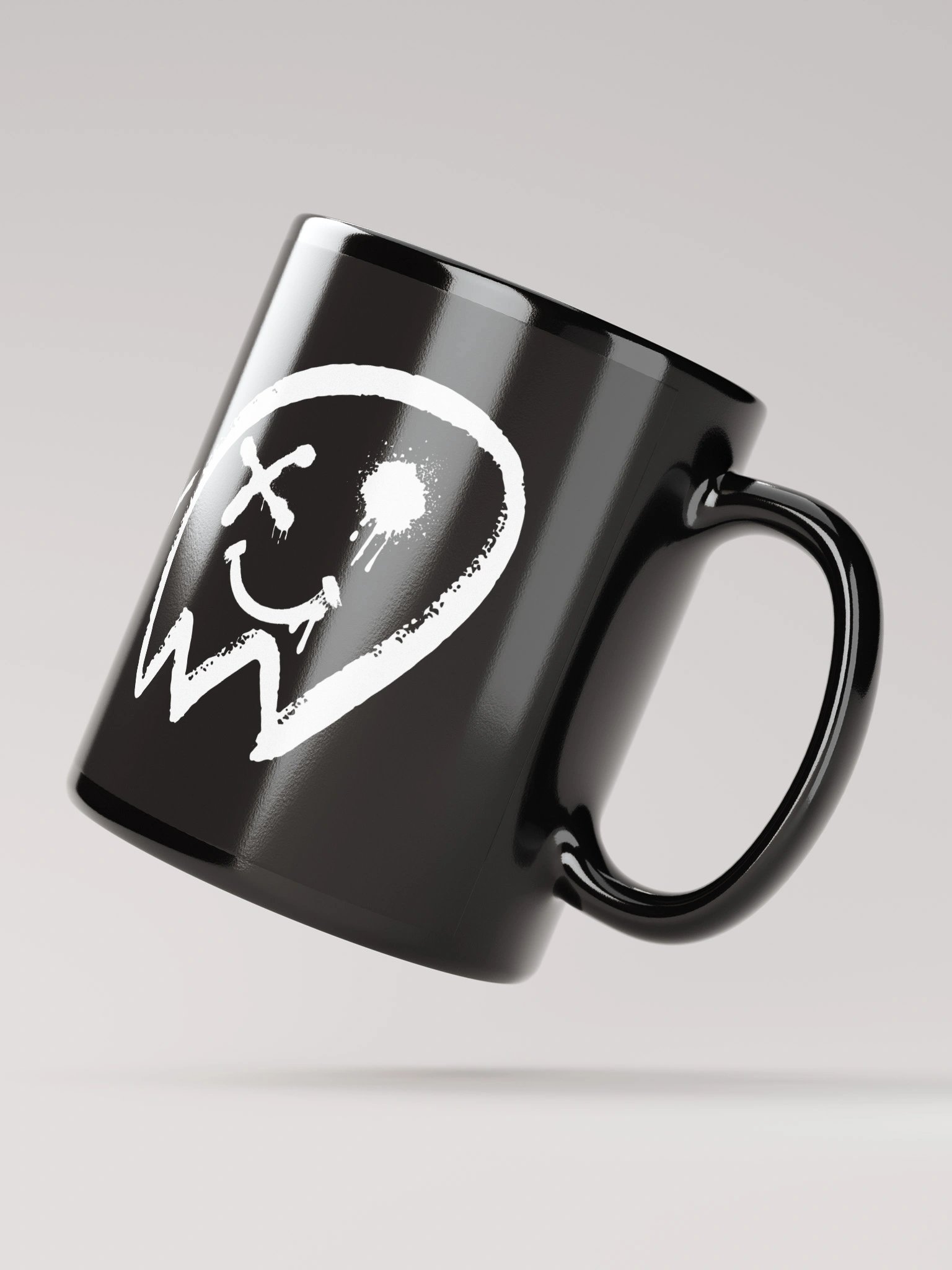 Ghost Bruce Jay Black Glossy Mug product image (2)