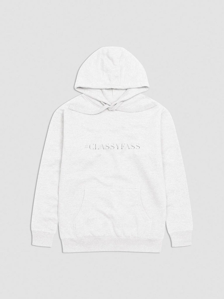 #CLASSY FASS - White Hoodie product image (1)