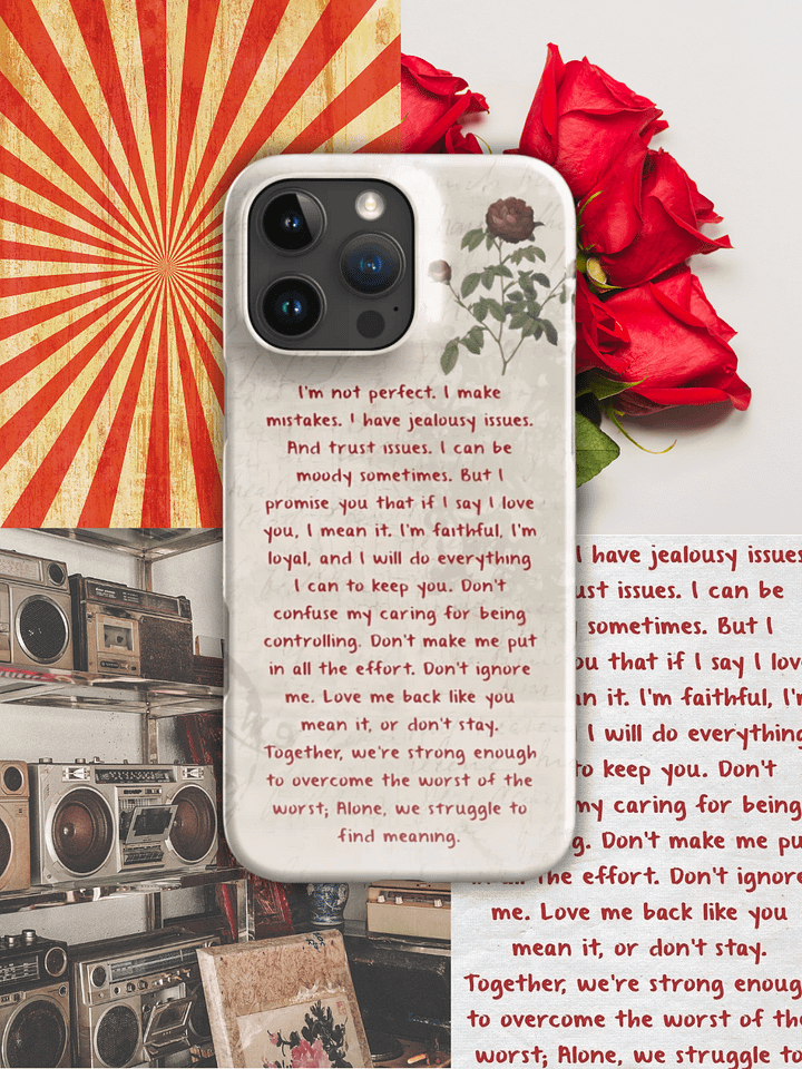 Rose Imperfection Snap Case product image (2)