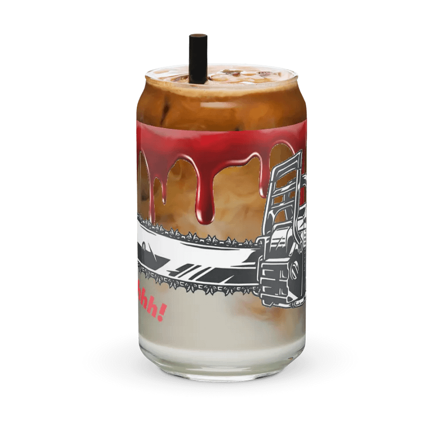 Chainsaw Scare! Glass Can Cup product image (36)