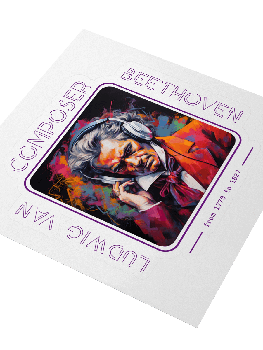 Beethoven Beats Sticker product image (3)