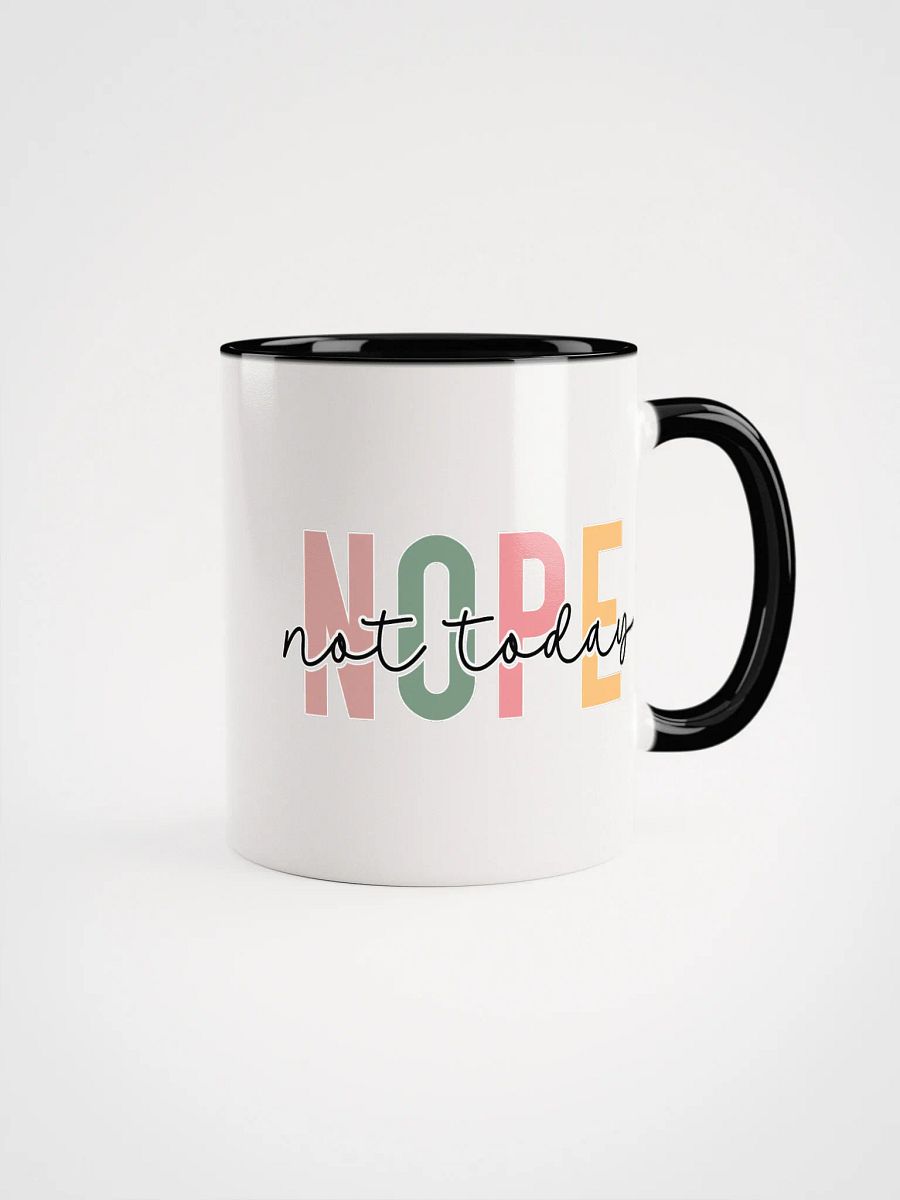 Colorful 'NOPE' Ceramic Mug product image (4)