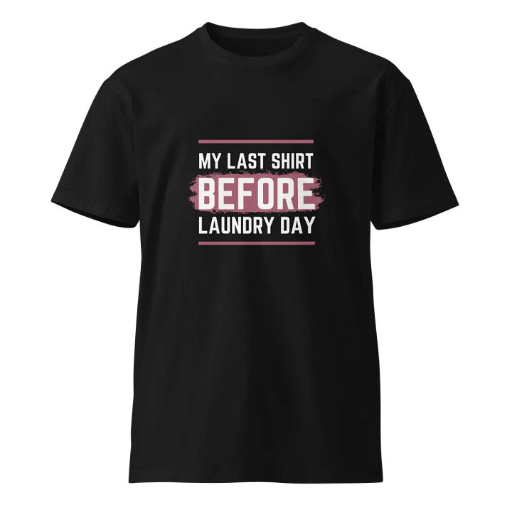 MY LAST TSHIRT BEFORE LAUNDRY DAY product image (1)