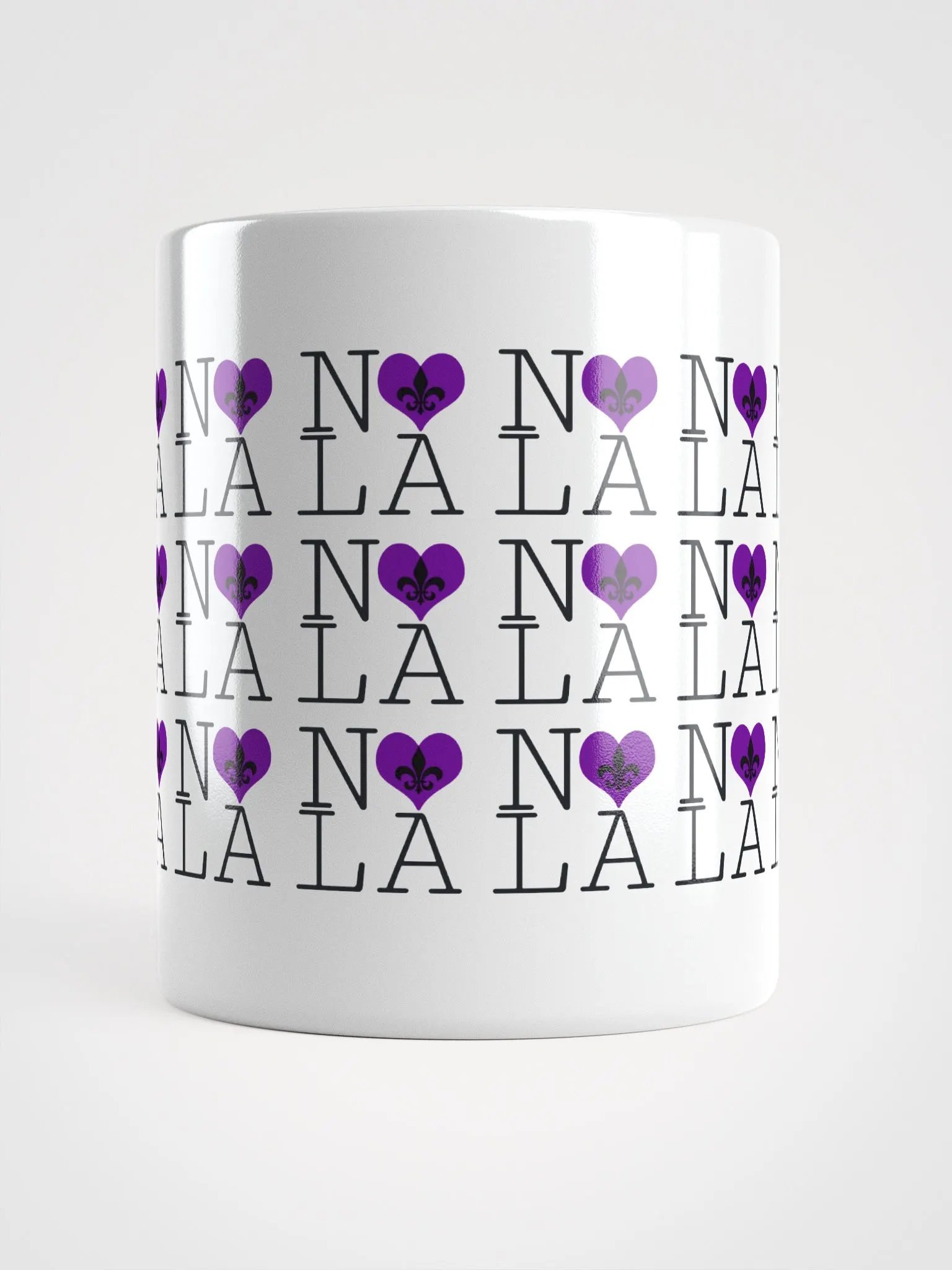 I LOVE NOLA **LEGACY MUG** (PURPLE HEART INFINITY WALL) product image (5)