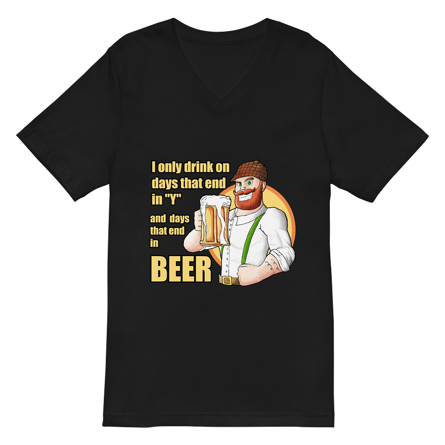 Beer Lad 1 V neck Front product image (2)