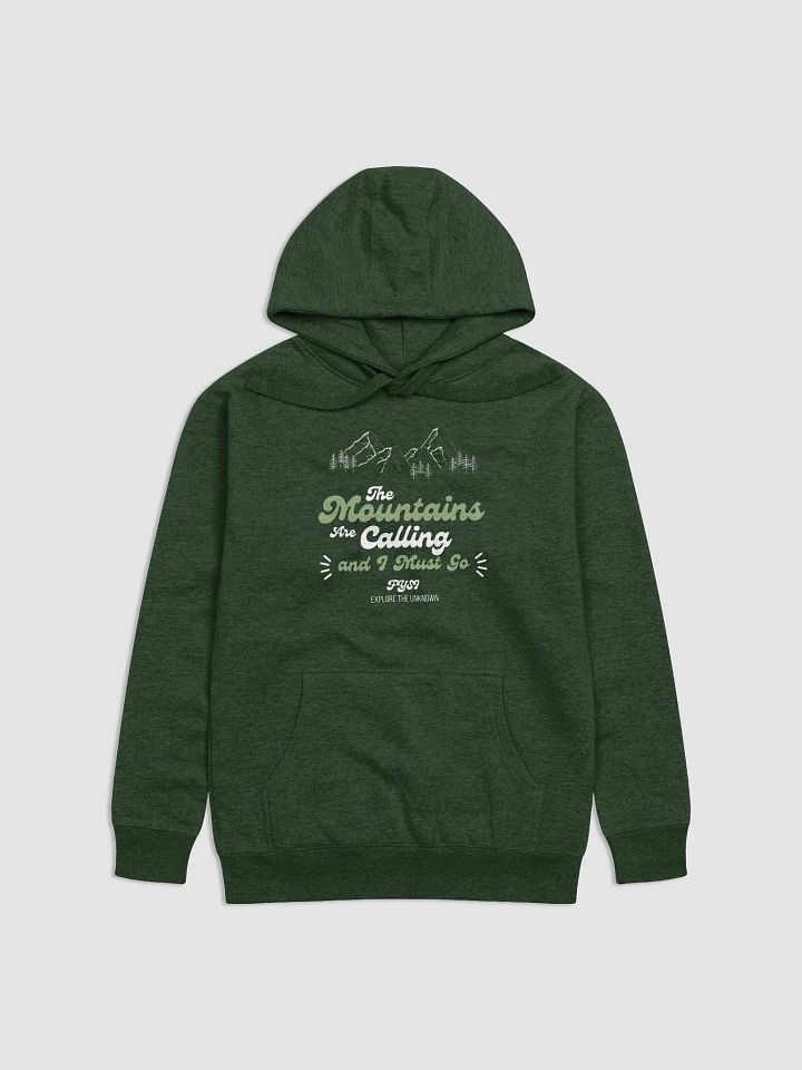 Mountains Are Calling Organic Cotton Heritage Hoodie product image (1)
