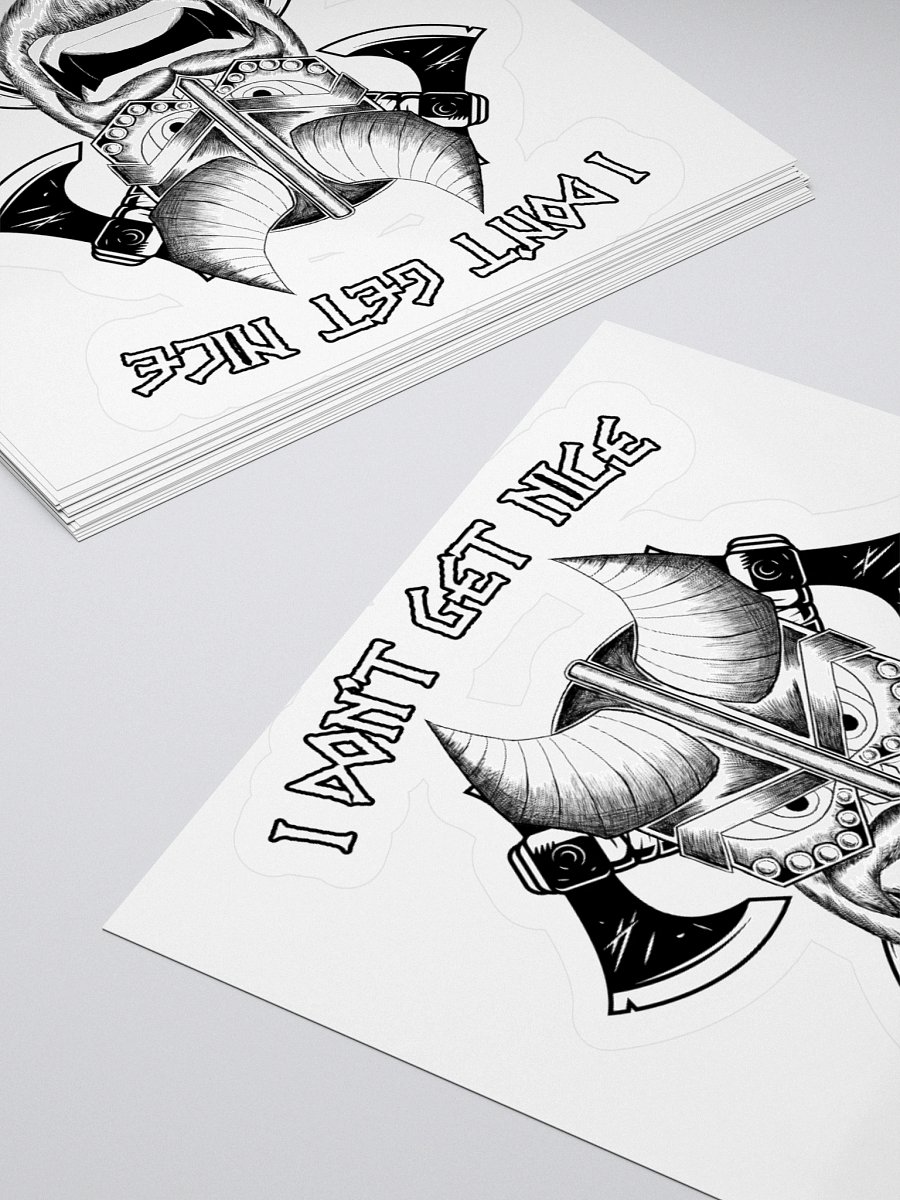 I don't get nice, I get Norse!!! sticker product image (15)