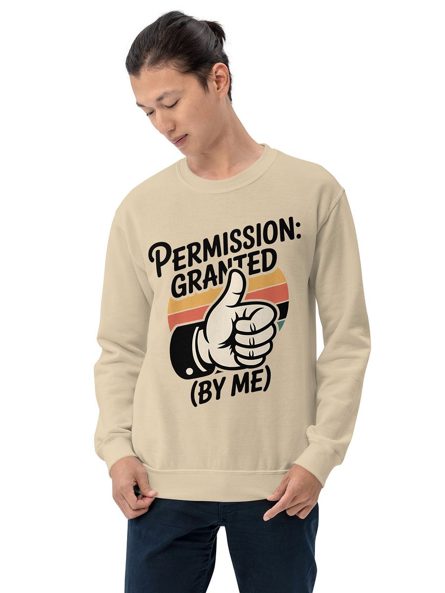Permission Granted by Me Human Design Manifestor Sweatshirt product image (5)