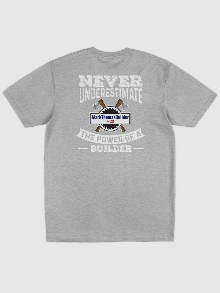 Grey Shirt- Logos on front & back product image (2)