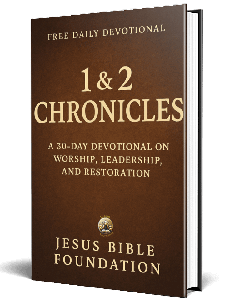 Free Daily Devotional: 1 & 2 Chronicles – A 30-Day Devotional on Worship, Leadership, and Restoration product image (1)
