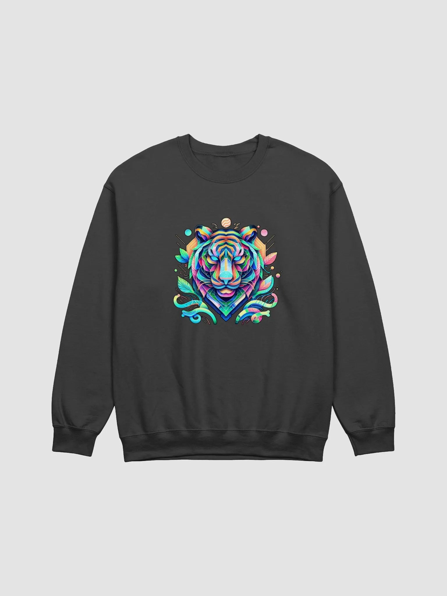 Retro tiger Unisex Crewneck Sweatshirt product image (1)