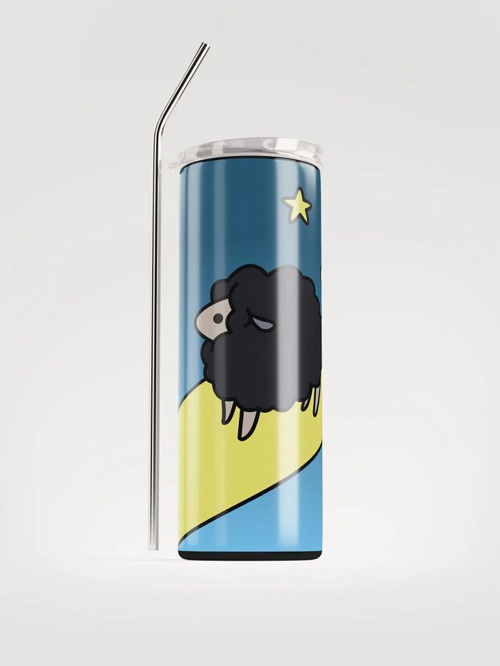The Black Sheep Tumbler + Straw product image (1)