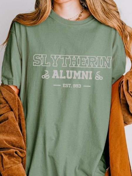 Slytherin Alumni Vintage Collegiate Style Shirt product image (7)